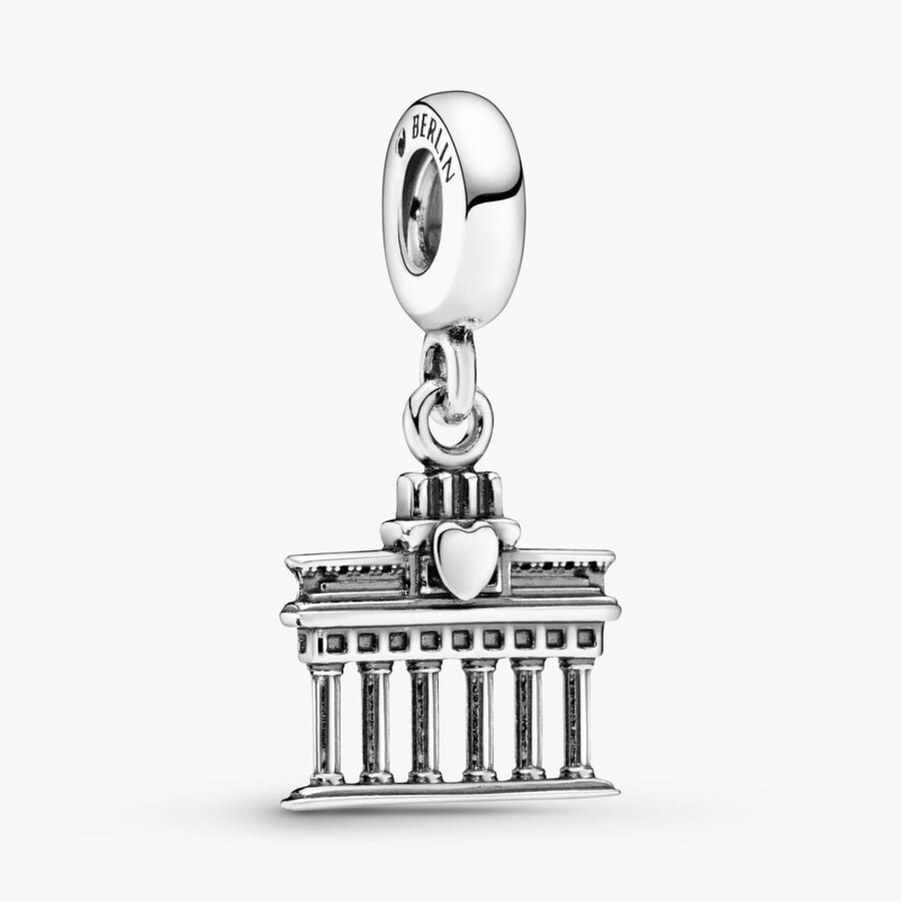 SALE! PANDORA Berlin Brandenburg Gate Dangle Charm Silver